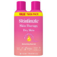 Skintimate Shave Gel, Moisturizing, Dry Skin, Value Twin Pack - 2 Each 