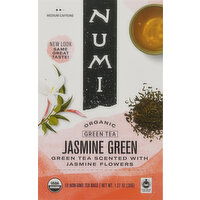 Numi Green Tea, Organic, Jasmine Green, Tea Bags - 18 Each 