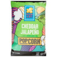 Pop Art Popcorn, with Avocado Oil, Gourmet, Cheddar Jalapeno - 5 Ounce 