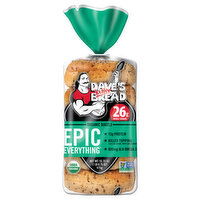 Dave's Killer Bread Bagels, Organic, Epic Everything - 16.75 Ounce 