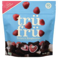 Tru Fru Nature's Raspberries, Dark Chocolate