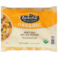 Tasteful Selections Potatoes, Organic, Honey Gold, Bite-Size - 24 Ounce 