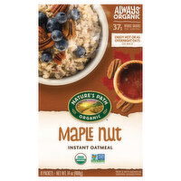 Nature's Path Organic Oatmeal, Instant, Maple Nut - 8 Each 