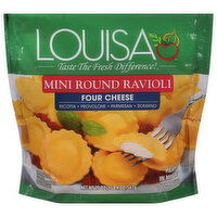 Louisa Ravioli, Round, Four Cheese, Mini - 20 Ounce 