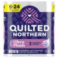 Quilted Northern Bathroom Tissue, Unscented, Mega Rolls, 3-Ply