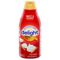 International Delight Coffee Creamer, Sweet & Creamy - 48 Fluid ounce 