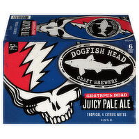 Dogfish Head Beer, Juicy Pale Ale, Grateful Dead - 6 Each