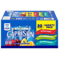 Capri Sun Juice Drink Blend, Fruit Punch/Strawberry Kiwi/Pacific Cooler, Variety Pack