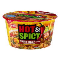 Nissin Nissin Hot & Spicy Ramen Noodle Soup Fiery Beef - 3.28 Ounce 