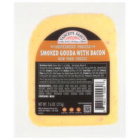 Yancey's Fancy Cheese, Smoked Gouda with Bacon, New York - 7.6 Ounce 