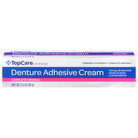 TopCare Denture Adhesive Cream, Complete Original - 2.4 Ounce 