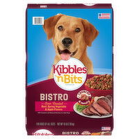 Kibbles 'n Bits Dog Food, Beef, Spring Vegetable & Apple Flavor, Oven Roasted - 16 Pound 