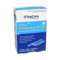 Topcare Ultra 10-Day Dental Whitening System Strips - 20 Each 