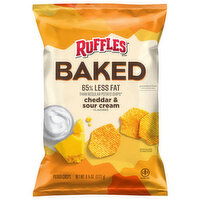 Ruffles Potato Crisps, Cheddar & Sour Cream, Baked