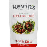 Kevins Taco Sauce, Classic, Mild - 7 Ounce 