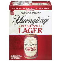 Yuengling Beer, Traditional Lager, 12 Pack - 12 Each 