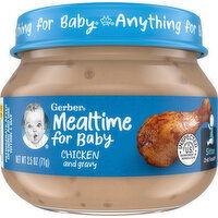 Gerber Baby Food, Chicken and Gravy, Sitter 2nd Foods