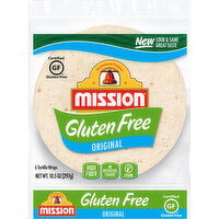 Mission Tortilla Wraps, Gluten Free, Original - 6 Each 