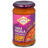 Patak's Simmer Sauce, Tikka Masala, Medium - 15 Ounce 