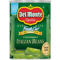 Del Monte Italian Beans, Cut Green, Harvest Select