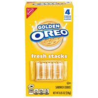 OREO Fresh Stacks Golden Sandwich Cookies (4 Stacks)