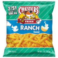 Chester's Corn Snacks, Ranch Flavored, Fries - 1 Ounce 