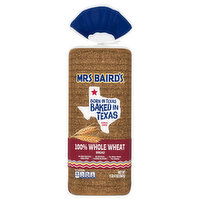 Mrs Baird's Bread, 100% Whole Wheat - 567 Gram 