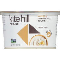 Kite Hill Almond Milk Yogurt, Dairy Free, Vanilla - 16 Ounce 