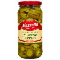 Mezzetta Jalapeno Peppers, Sliced Tamed, Medium Heat - 16 Fluid ounce 