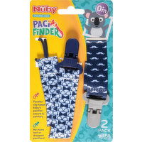 Nuby Pacifier Clip, 0+ Months - 2 Each 