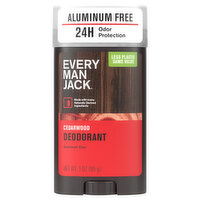 Every Man Jack Deodorant, Cedarwood - 3 Ounce 