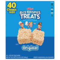 Rice Krispies Treats Crispy Marshmallow Squares, Original, Classic Size - 40 Each 