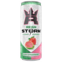 Reign Energy Drink, Guava Strawberry - 12 Fluid ounce 