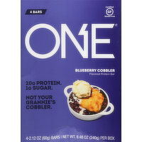 One Protein Bar, Blueberry Cobbler Flavored - 4 Each 