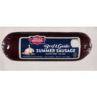 Dietz & Watson Summer Sausage, Beef & Garlic - 12 Ounce 