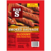 Bar S Cheddar Smoked Sausage - 40 Ounce 