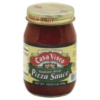 Casa Visco Pizza Sauce, Italian Style - 16 Ounce 