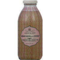 Harney & Sons Green Tea, Transporting, Organic Green, with Coconut - 16 Ounce 