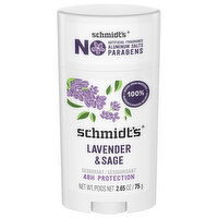 Schmidt's Deodorant, Lavender & Sage - 2.65 Ounce 