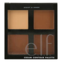 e.l.f. Cream Contour Palette, Sculpt & Shade - 0.43 Ounce 