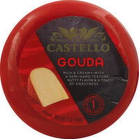 Castello Cheese, Gouda, Very Mild - 7 Ounce 