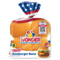 Wonder Hamburger Buns, Classic, Extra Soft