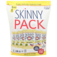 SkinnyPop Popcorn, Gluten Free, White Cheddar, Skinny Pack - 6 Each 