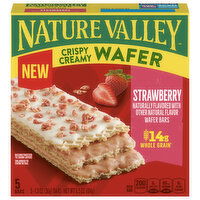 Nature Valley Wafer, Strawberry, Crispy Creamy - 5 Each 