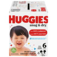 Huggies Diapers, Disney Baby, 6 (Over 35 lb), Huge Value - 104 Each 