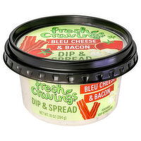 Fresh Cravings Dip & Spread, Blue Cheese & Bacon - 10 Ounce 