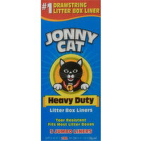 Jonny Cat Litter Box Liners, Heavy Duty, Jumbo - 5 Each 