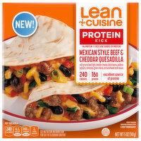 Lean Cuisine Quesadilla, Beef & Cheddar, Mexican Style - 5 Ounce