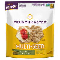 Crunchmaster Crackers, Multi-Seed, Rosemary & Olive Oil - 4 Ounce 