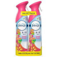 Febreze Mist, Island Fresh, with Gain Scent, Value Pack - 2 Each 